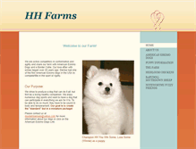 Tablet Screenshot of hhfarms.org